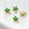 Jewelry Copper Zircon Bauhinia Pendant Electroplated Accessories