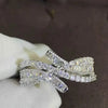 Jewelry Copper Zircon Bow Fashion Women's Ring