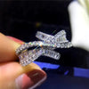 Jewelry Copper Zircon Bow Fashion Women's Ring