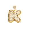 Jewelry Copper Zircon Goldplated Letter Clavicle Chain Pendant With Ochain And Electroplating Treatment