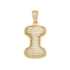 Jewelry Copper Zircon Goldplated Letter Clavicle Chain Pendant With Ochain And Electroplating Treatment