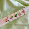 Jewelry Copper Zircon Inlaid Fruit Ring Bracelet For Women
