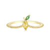 Jewelry Copper Zircon Inlaid Fruit Ring Bracelet For Women