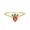 Jewelry Copper Zircon Inlaid Fruit Ring Bracelet For Women