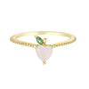 Jewelry Copper Zircon Inlaid Fruit Ring Bracelet For Women