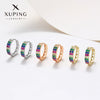Jewelry Copperzinc Alloy Geometric Electroplated Artificial Gemstone Earrings