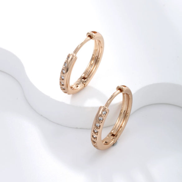 Jewelry Copperzinc Alloy Geometric Simple Electroplated Women's Earrings