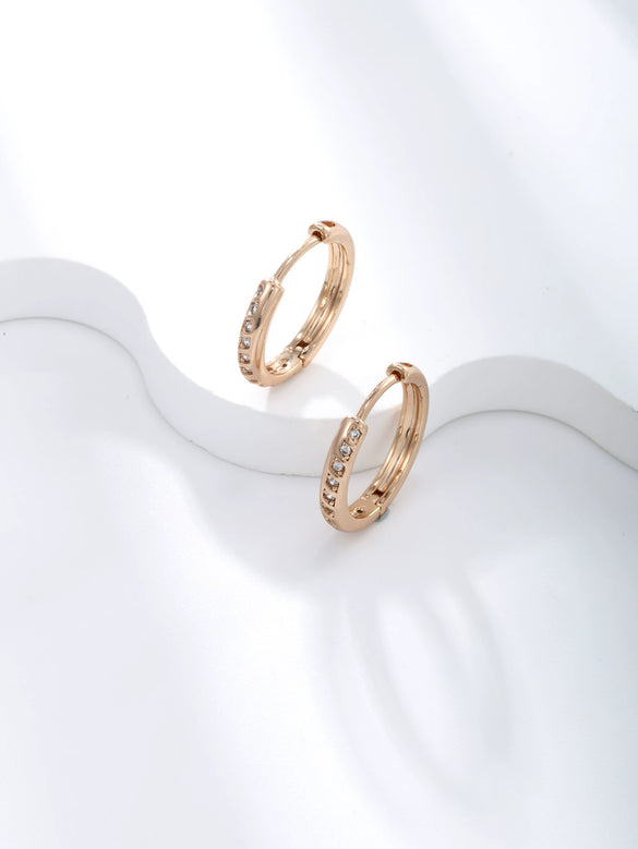 Jewelry Copperzinc Alloy Geometric Simple Electroplated Women's Earrings