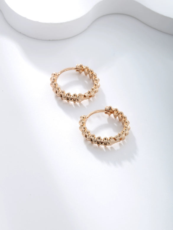 Jewelry Copperzinc Alloy Geometric Simple Electroplated Women's Earrings