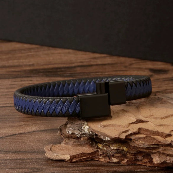 Jewelry Couple Bracelets Microfiber Leather Stainless Steel Magnetic Buckle Electroplating Original Design