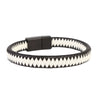 Jewelry Couple Bracelets Microfiber Leather Stainless Steel Magnetic Buckle Electroplating Original Design