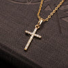 Jewelry Cross Pendant Necklace Alloy Geometric Light Luxury Ochain Unisex