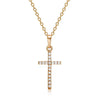 Jewelry Cross Pendant Necklace Alloy Geometric Light Luxury Ochain Unisex