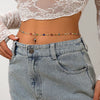 Jewelry Crystal Alloy Inlaid Bohemian Style Body Chain Waist Chain