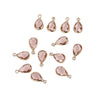 Jewelry Crystal Glass Transparent Phnom Drop Cutting Surface Metal Electroplating Matching Material