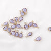 Jewelry Crystal Glass Transparent Phnom Drop Cutting Surface Metal Electroplating Matching Material