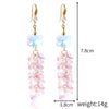 Jewelry Crystal Light Luxury Geometric Water Drop Earrings For Women
