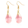 Jewelry Crystal Light Luxury Geometric Water Drop Earrings For Women