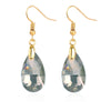 Jewelry Crystal Light Luxury Geometric Water Drop Earrings For Women