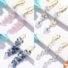 Jewelry Crystal Light Luxury Geometric Water Drop Earrings For Women