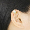 Jewelry Cshaped Zircon Goldplated Pierced Ear Bone Clip Earrings Copper Geometric Light Luxury Electroplated