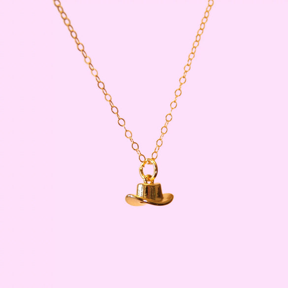 Jewelry Denim Boots Cowboy Hat Pendant Necklace Retro Style Copper Titanium Steel Ochain Furnace Vacuum Plating Electroplating 18K Real Gold For Women