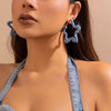 Jewelry Denim Geometric Heart Star Shape Handmade Ring Earring