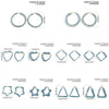 Jewelry Denim Printed Cloth Metal Pure Handmade Geometric Hoop Earrings For Women