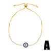 Jewelry Devil's Eye Bracelet Copper Geometric Electroplating Women's