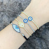 Jewelry Devil's Eye Bracelet Copper Geometric Electroplating Women's