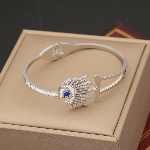 Jewelry Devil's Eye Bracelet Stainless Steel Electroplated Bohemian Fashion