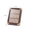 Jewelry Display Plate Geometric Wood Velvet Splicing Highend Storage Props