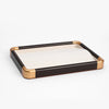 Jewelry Display Plate Imitation Wood Geometric Shape Splicing Highend Luxury For Ring Earrings Storage