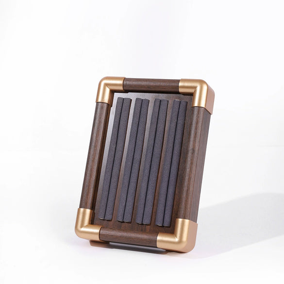 Jewelry Display Plate Wood Highend Geometric Shape Splicing