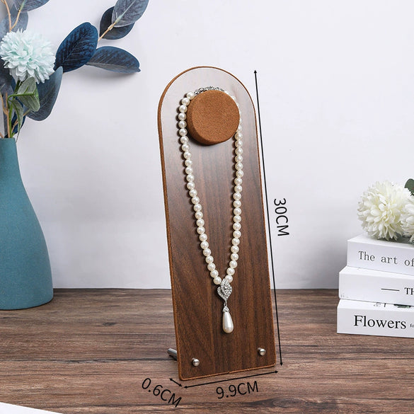 Jewelry Display Plate Wood Highend Geometric Shape Splicing