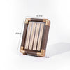 Jewelry Display Plate Wood Highend Geometric Shape Splicing