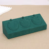 Jewelry Display Props Microfiber Alloy Rectangular Splicing Highend Ring Earring Pendant Frame