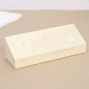 Jewelry Display Props Microfiber Alloy Rectangular Splicing Highend Ring Earring Pendant Frame
