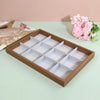 Jewelry Display Tray Rosewood Wood Flannel