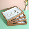 Jewelry Display Tray Rosewood Wood Flannel