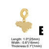Jewelry Diy Accessories Copper Heart Giraffe Pendant Hand Bracelet Geometric Pattern Electroplated