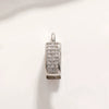 Jewelry Diy Accessories Copper Zirconium Pearl Necklace Buckle Bracelet Pendant Buckle With Geometric Style Electroplating