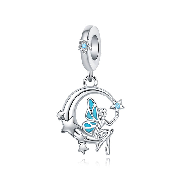 Jewelry Diy Pendant Accessories For Women Copper Silver Plated With Star Moon Sun Charm And Dripping Oil Design