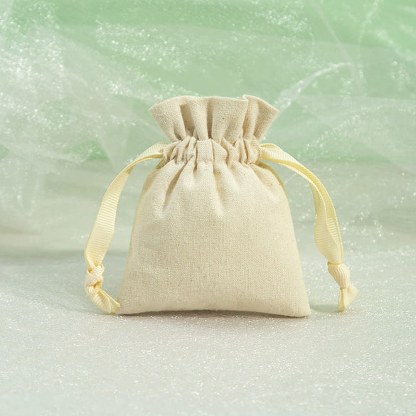 Jewelry Drawstring Bag Cloth Beveled For Packaging And Storage
