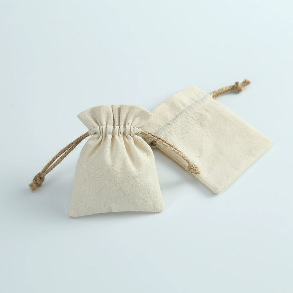Jewelry Drawstring Storage Bag Cotton And Linen Cloth