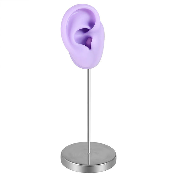 Jewelry Ear Silicone Display Model Metal Bracket Earrings With Personality Geometric Style