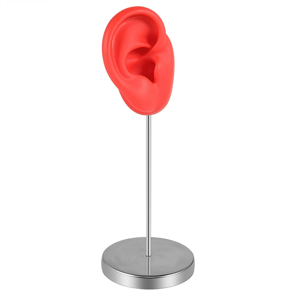 Jewelry Ear Silicone Display Model Metal Bracket Earrings With Personality Geometric Style
