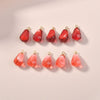 Jewelry Earrings Accessories Fruit Pomegranate Seed Resin And Plastic Dripping Glue Handmade Pendant