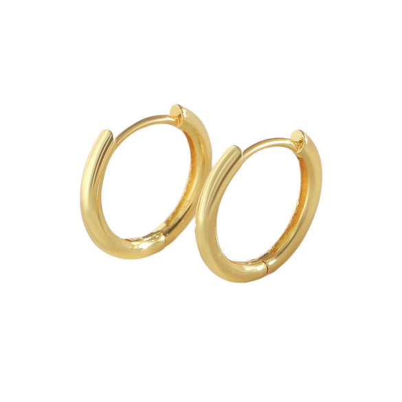 Jewelry Earrings Copper Goldplated Geometric Simple Electroplated
