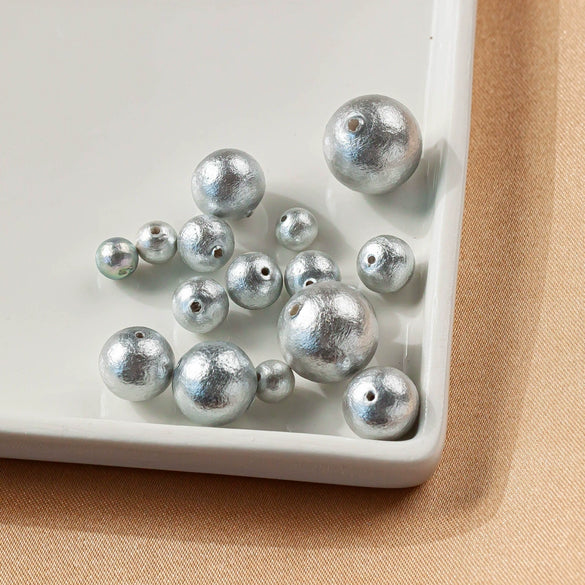 Jewelry Earrings Material Accessories Handmade Loose Beads Pure Cotton Pearl